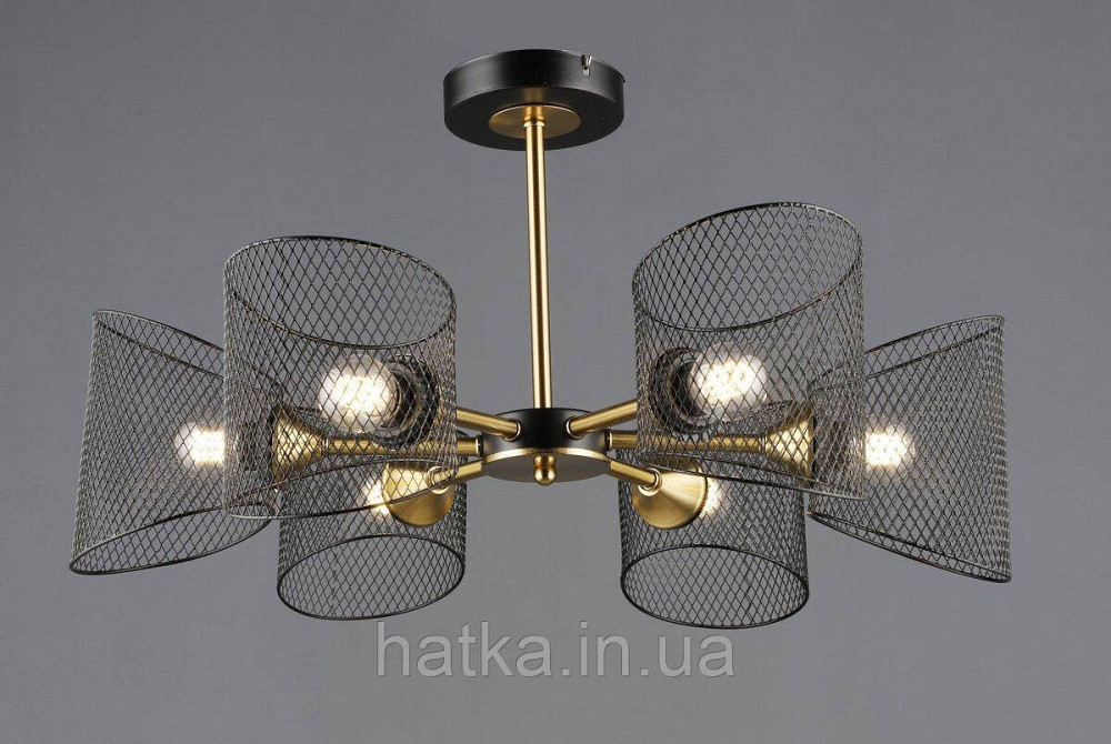 Люстра в стилі лофт B N6685/6 BK+COP Київ - фото 1