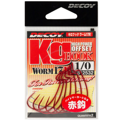 Крючок Decoy Worm17R Kg Hook R 2/0 (6 шт/уп) (1562.08.67) Винница - изображение 2