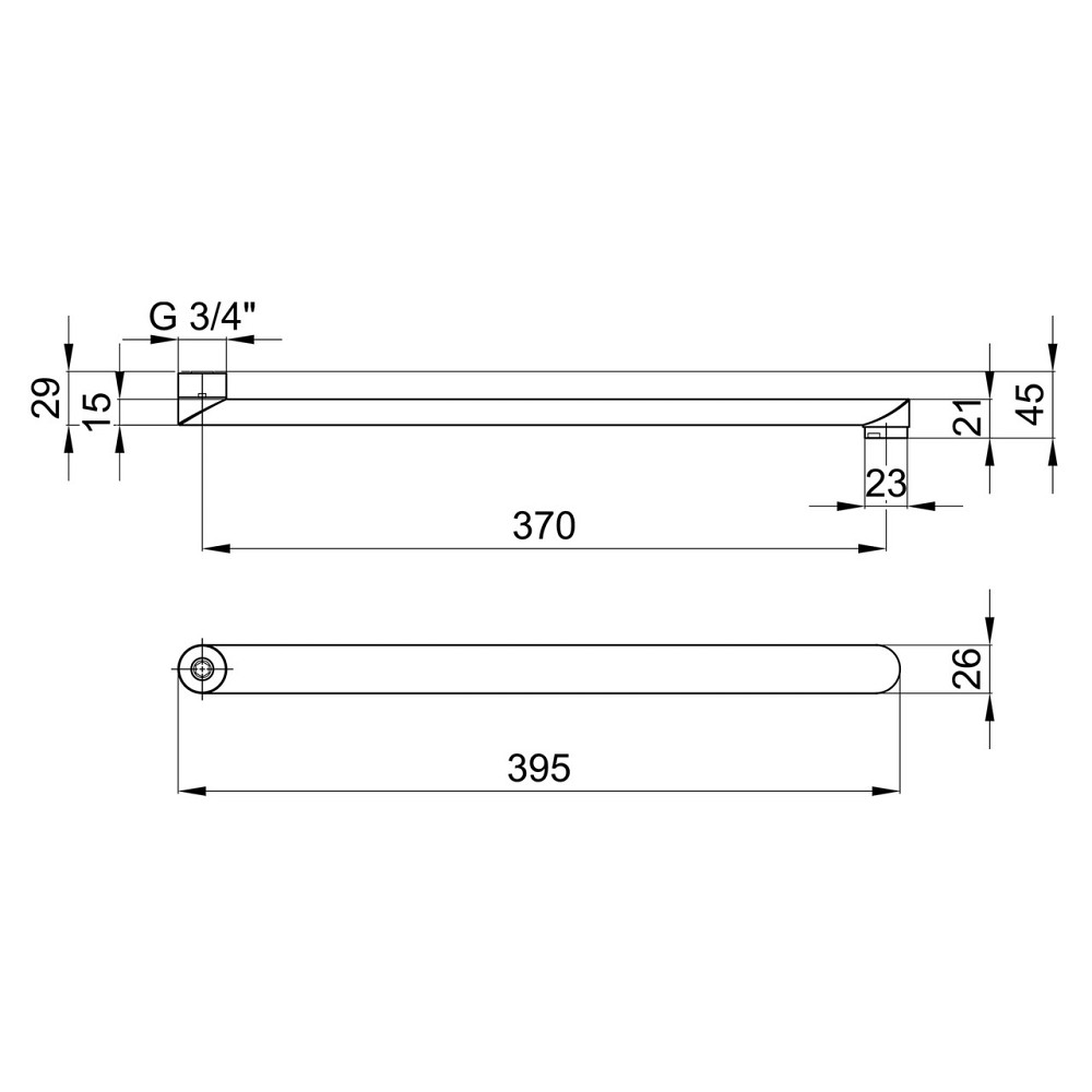 Излив для смесителя Lidz Niagara 400 40 см LDNIA400CRM25835 Chrome Киев - изображение 2