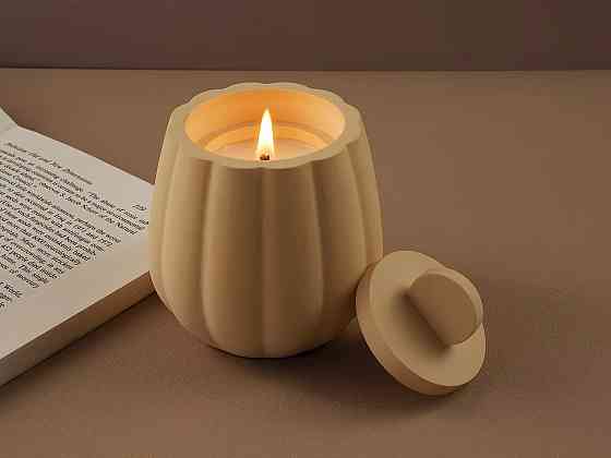 Силиконовая форма для подсвечника из смолы,глины,воска 91 х 87 мм 