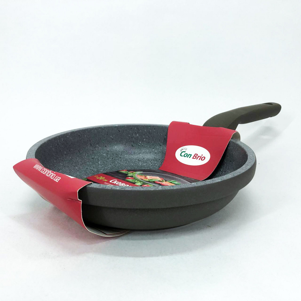 Глибока сковорода для кухні, Якісна сковорода для дому Лита з антипригарним покриттям RK-68 Івано-Франківськ - фото 5