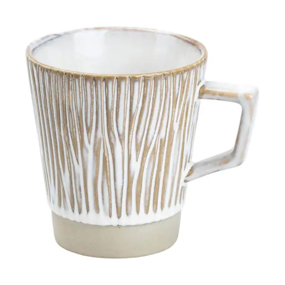 TS Kitchen Чашка порцелянова для чаю та кави 300 мл у стилі ретро Коричнева HP7208BR Коломыя - изображение 1