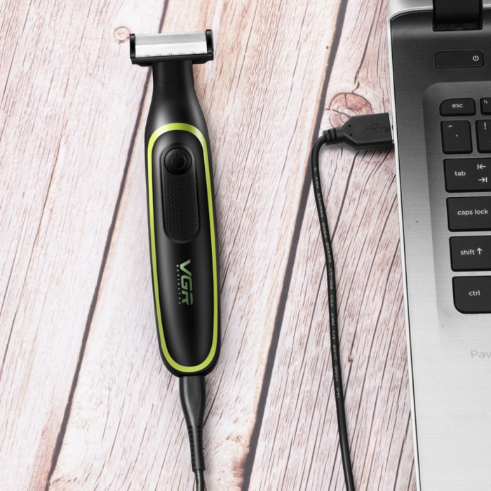 Компактний Тример акумуляторний VGR V017 pr для стрижки з насадками, вологозахисний корупс Одеса - фото 4