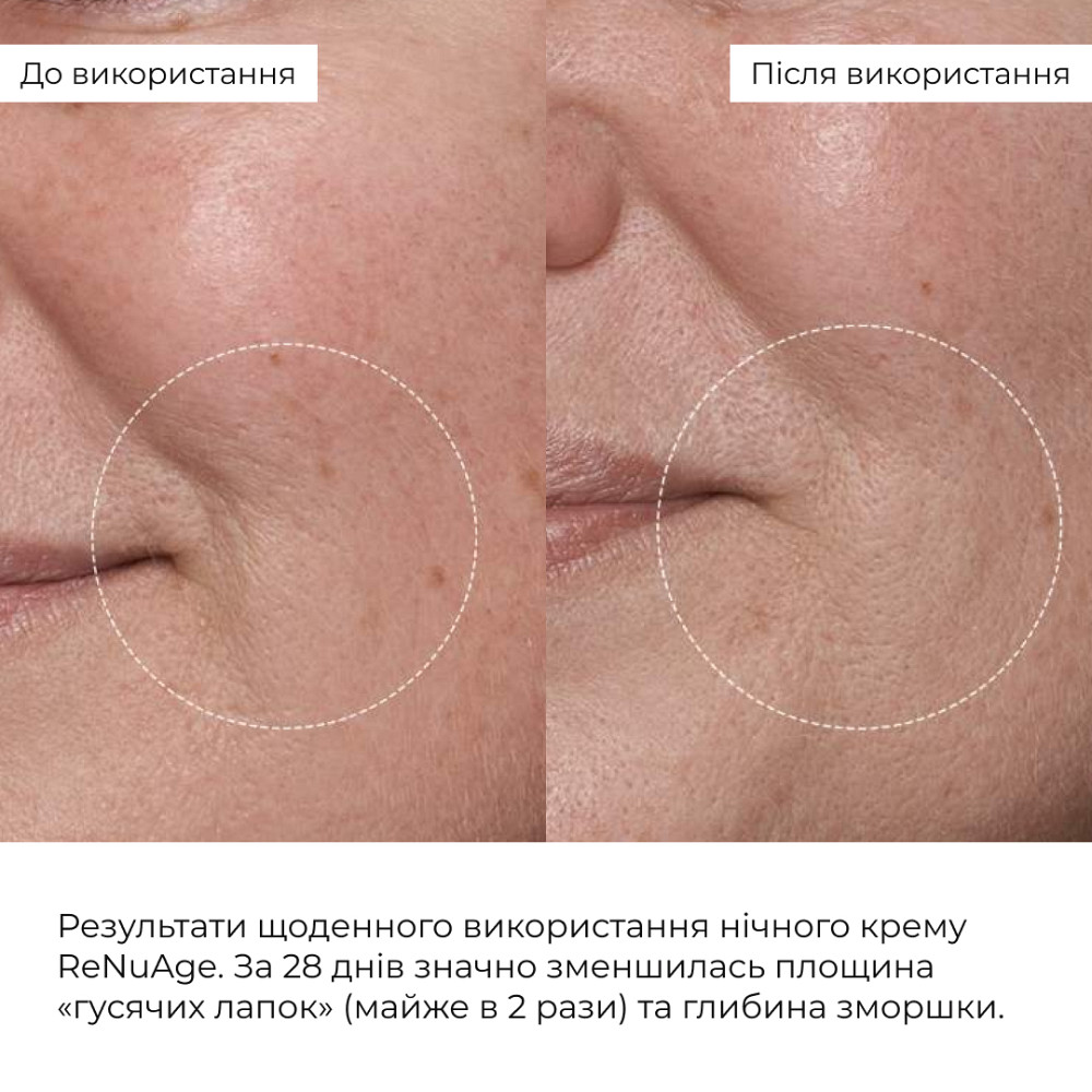 Нічний крем для антивікового догляду для всіх типів шкіри ReNuAge CollaGenious Plump Night Cream Hillary 50 мл Київ - фото 19