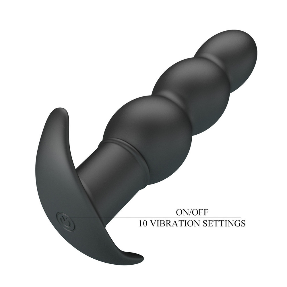 Анальний стимулятор з вібрацією PRETTY LOVE - Aeaeeas Vibrating Anal Plug, BI-040199 Sex Aura Київ - фото 8
