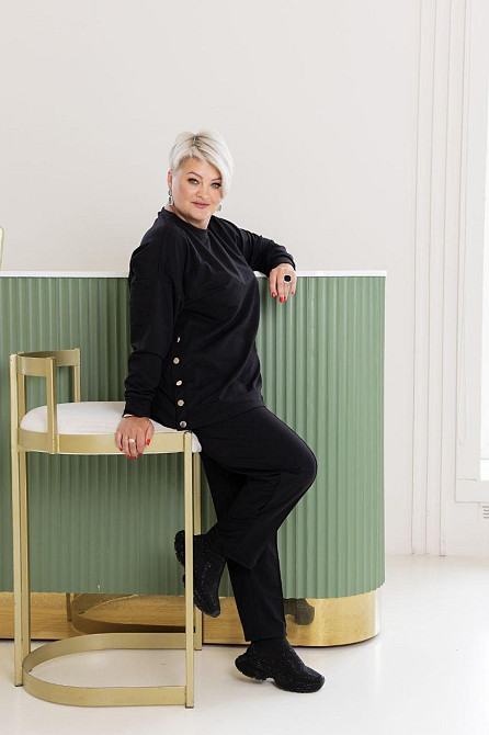 Жіночий стильний повсякденний костюм двунитка Одеса - фото 5