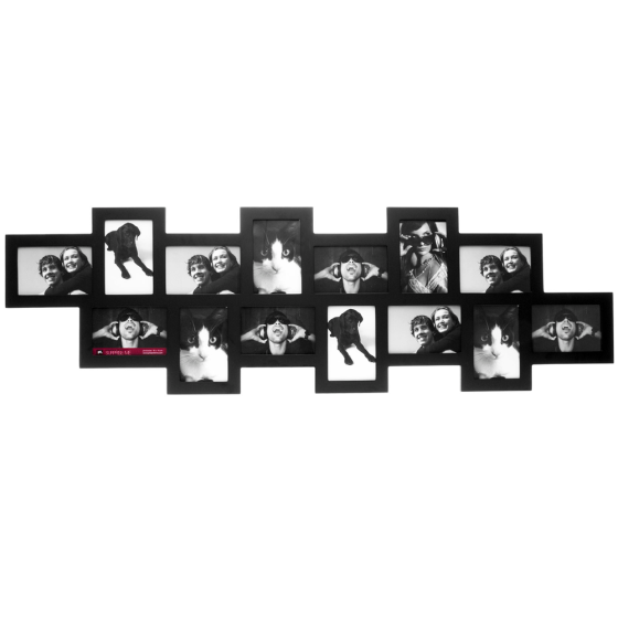 Фоторамка Present Time Collage на 14 фото 10х15см (Черный) Винница