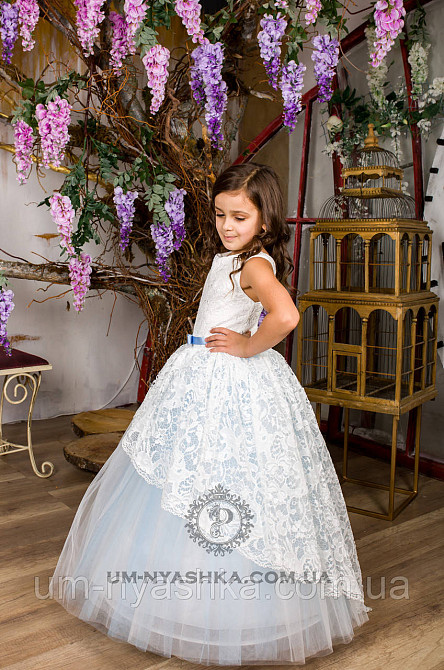 Довге ошатне дитяче плаття Аніта на 4-5, 6-7років Кривий Ріг - фото 9