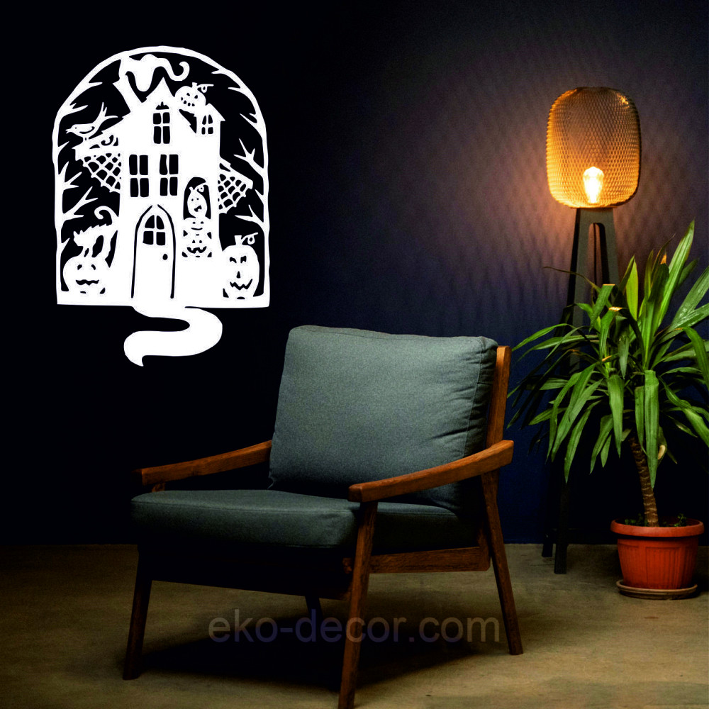 Декоративне настінне Панно «Замок», Декор на стіну 70*47 см, Білий Київ - фото 5