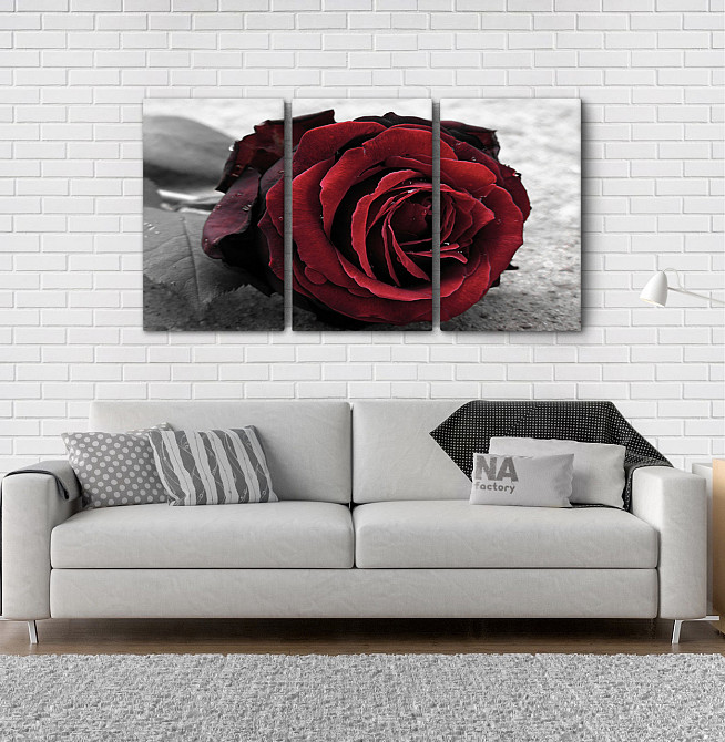 Модульная картина Роза Art-32_3А Киев - изображение 2