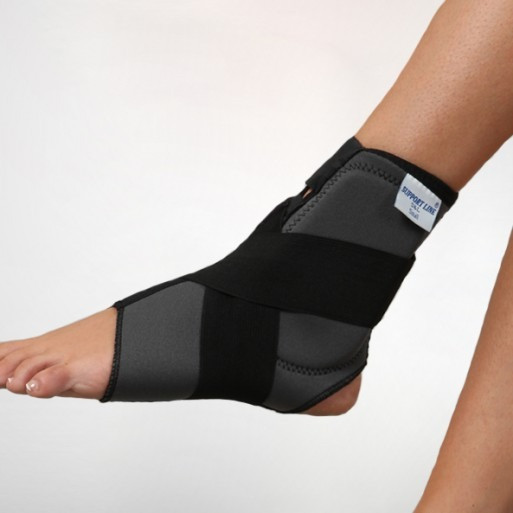 Бандаж на гомілковостоп з неопрену тип "Вісімка" з пластиковими вставками Orthopoint REF-403 дихаючий, Розмір XL Кам'янець-Подільський - фото 1