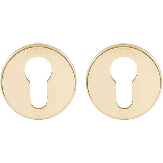 Дверная накладка под ключ Fimet 208 F01 латунь полированная Киев