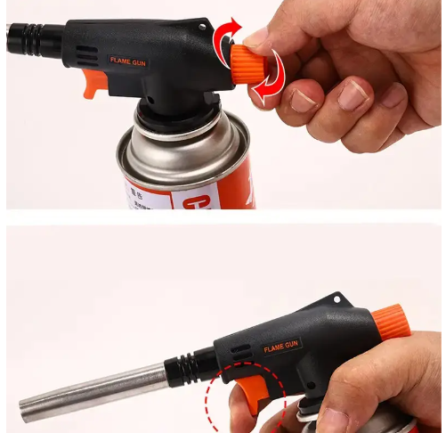 Портативная газовая горелка 930 на баллончик с пьезоподжигом  0400 Одесса - изображение 1