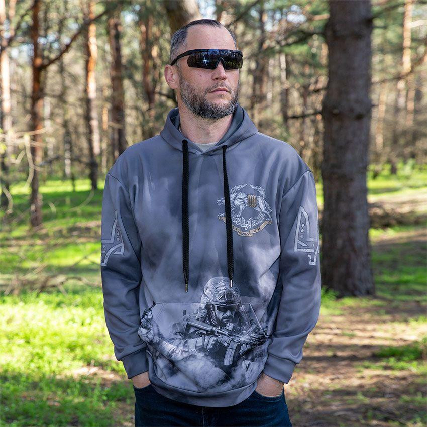 Худі чоловіче з принтом «ССО. Бойовий дух. Warrior Spirit» Запоріжжя - фото 4