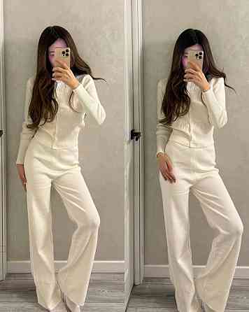 Женский базовый повседневный костюм, двойка, турецкая ангора. Одесса