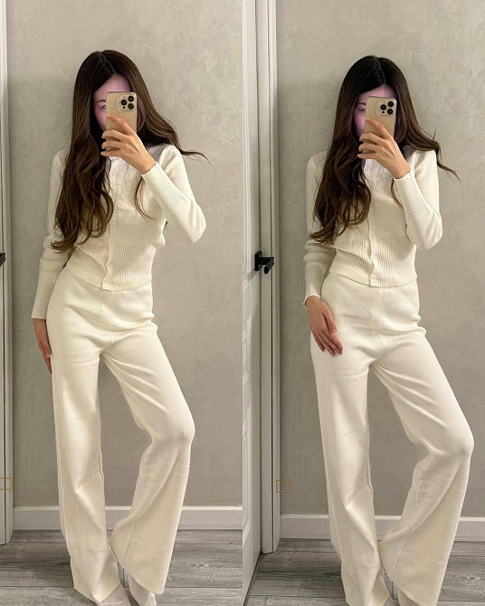 Жіночий базовий повсякденний костюм двійка турецька ангора Одеса - фото 1