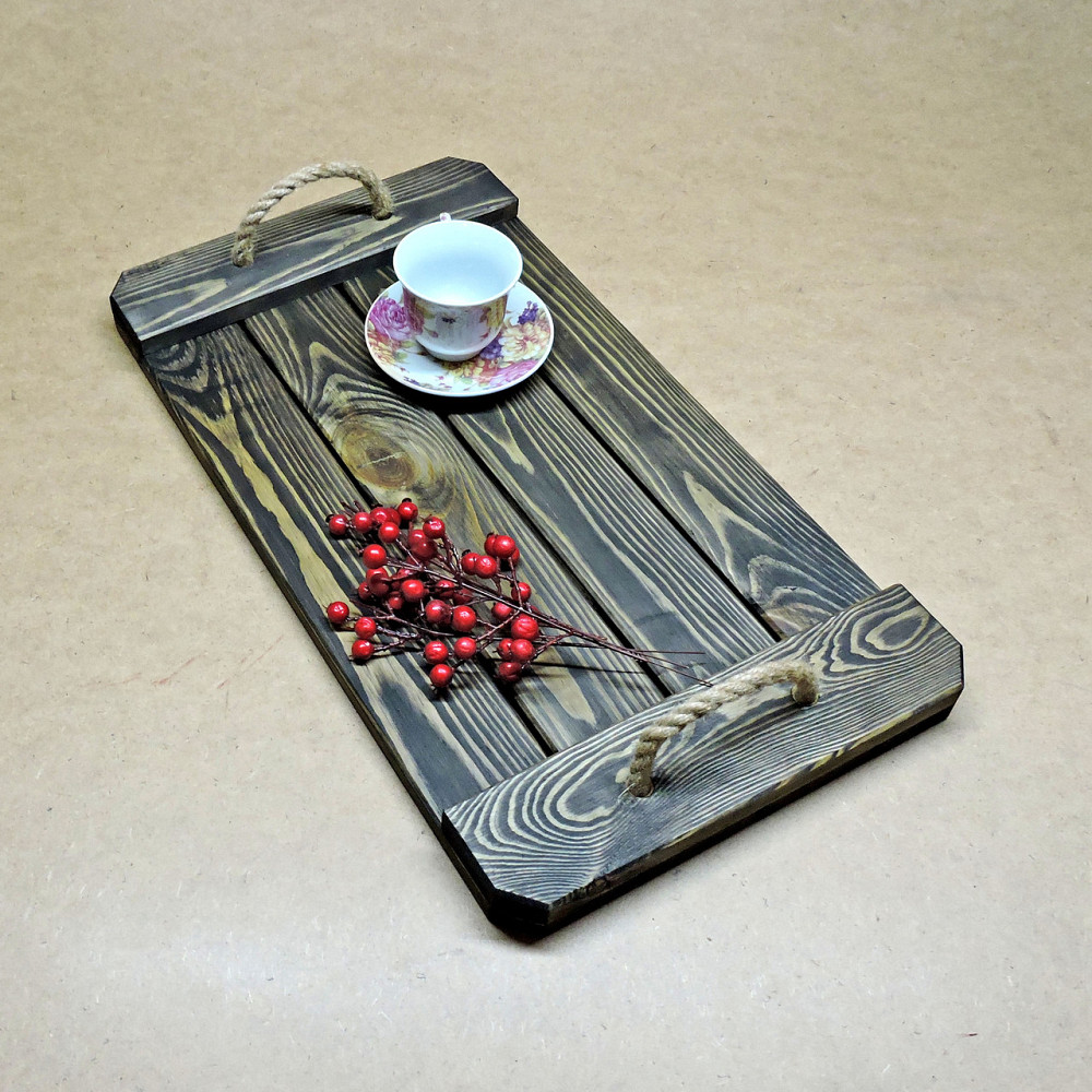 Поднос деревянный 