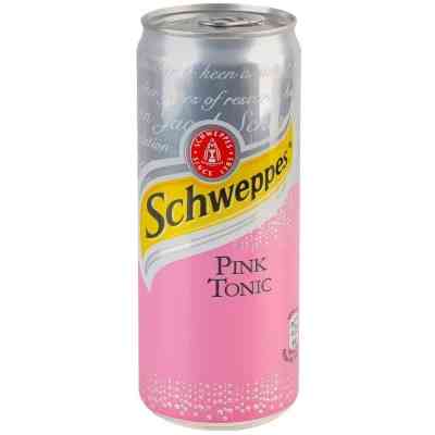 Напиток Schweppes Pink Tonic Безалкогольный сильногазированный 330 мл (5449000303615) Винница