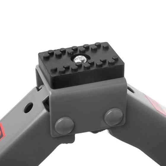 Домкрат INTERTOOL GT0182, механічний ромбоподібний 1,5т., гумовий упор., 90-370 мм, швидкий підйом і стабільність Івано-Франківськ