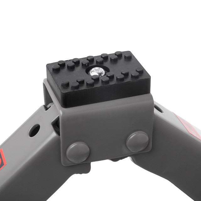 Домкрат INTERTOOL GT0182, механічний ромбоподібний 1,5т., гумовий упор., 90-370 мм, швидкий підйом і стабільність Івано-Франківськ - фото 2