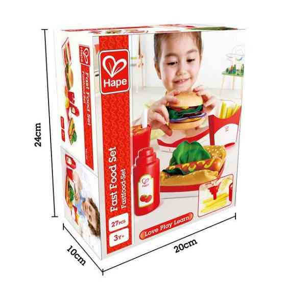 Іграшкові продукти Hape Фаст-фуд (E3160) Харків