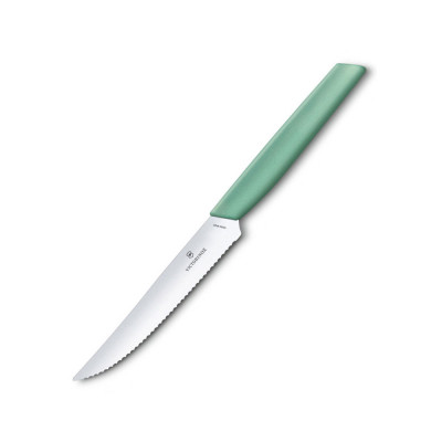 Кухонний ніж Victorinox Swiss Modern SteakPizza 12см Mint (6.9006.12W41) Вінниця - фото 3