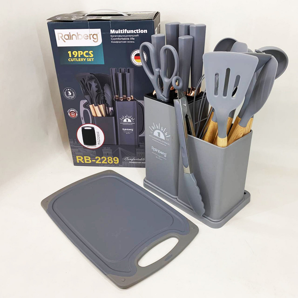 Набор для универсального использования на кухне, Kitchen set силиконовый, Набор нейлоновых поварешек OZ-48 Львов - изображение 4