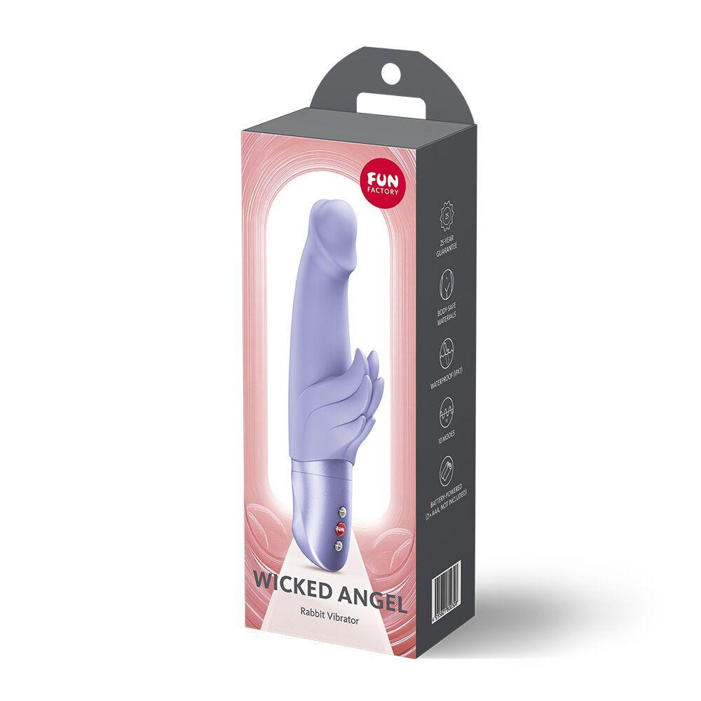 Вібратор-кролик Fun Factory Wicked Angel Purple Sex Aura Київ - фото 7