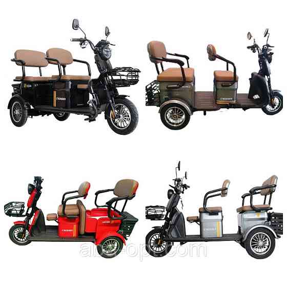 Електротрайк CORSO RAW-4 VAGON 1200W-72V-23Ah Шини: 3.00-10"купити дешево Україна Одеса