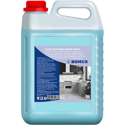 Рідина для чищення кухні Romus для видалення жиру 5 л (4820137762122) Вінниця - фото 1