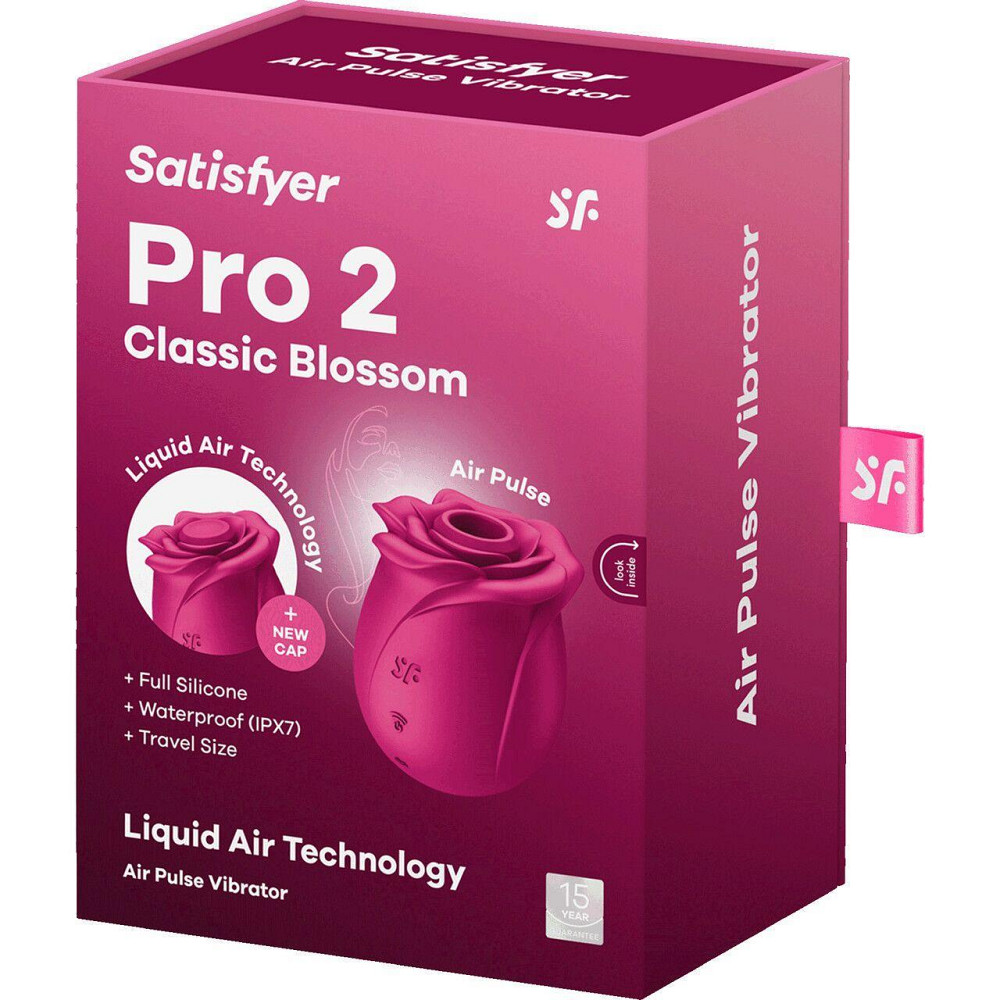 Вакуумный клиторальный стимулятор Satisfyer Pro 2 Classic Blossom, технология Liquid Air Sex Aura Киев - изображение 7