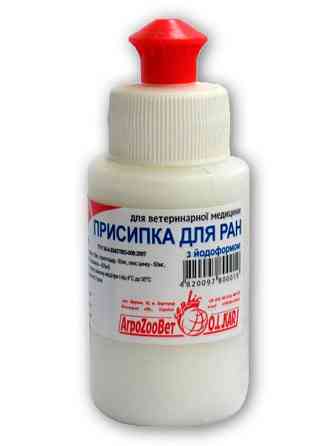 Присипка для ран з йодоформом 5% 50 г Вінниця