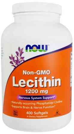 Лецитин Now Foods Lecithin 1200 мг 400 капсул Киев