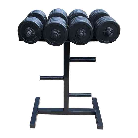 Стійка для зберігання грифів, дисків та гантелей 90 см подовжена KZ-397 профіль 40 на 40 мм Київ