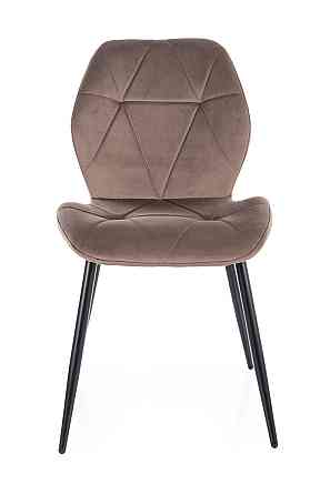 Стілець RICK VELVET чорний каркас/капучино BL.38 Київ