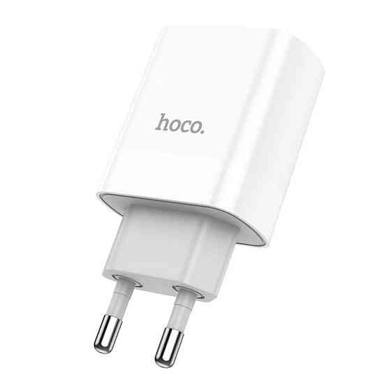 Мережевий зарядний пристрій HOCO C80A Rapido PD20W+QC3.0 charger(EU) White Київ
