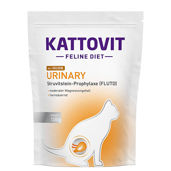Kattovit Veterinary Urinary mit Huhn КАТТОВИТ УРИНАРИ КУРИЦА диетический сухой корм для котов с заболеваниями нижних мочевыводящих путей Киев - изображение 1