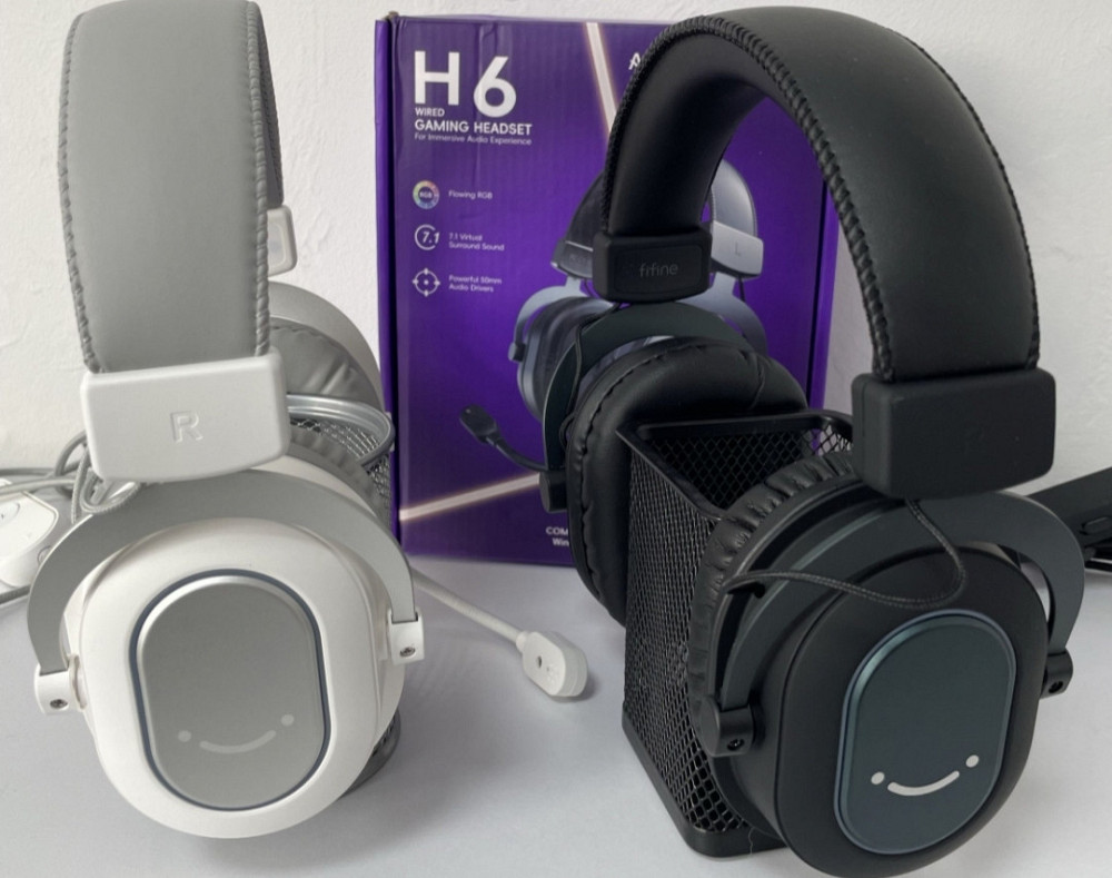 Навушники ігрові 
Fifine H6 з RGB. Київ - фото 5