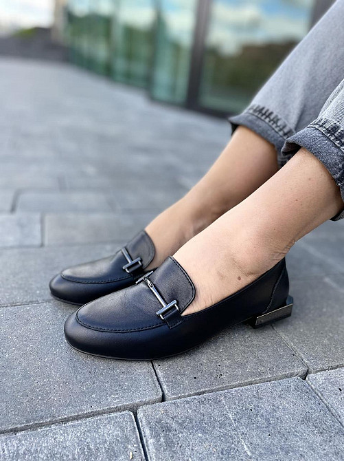 Auris Туфлі жіночі AURIS 2102 чорні (весна-осінь, шкіра натуральна) (4763) Коломия - фото 7