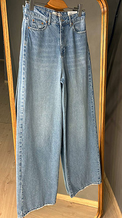 Джинси жіночі Twin 1537-420 Palazzo Wide leg широкі палаццо висока талія блакитні, блакитний, 40, 40 Одеса - фото 4