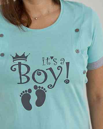 Сорочка домашня для вагітних — Princess/Boy Nicoletta 7373 XL Київ