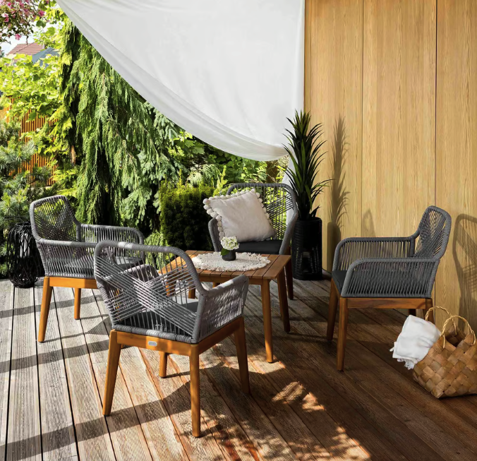 Комплект садових меблів Di Volio Piago сіро-графітовий Киев - изображение 8