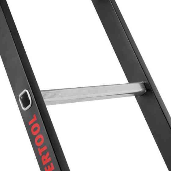 Драбина багатофункціональна трансформер, 4×3 сходинки, сталевий профіль, 3,38 м, 150 кг INTERTOOL LT-0023 Київ