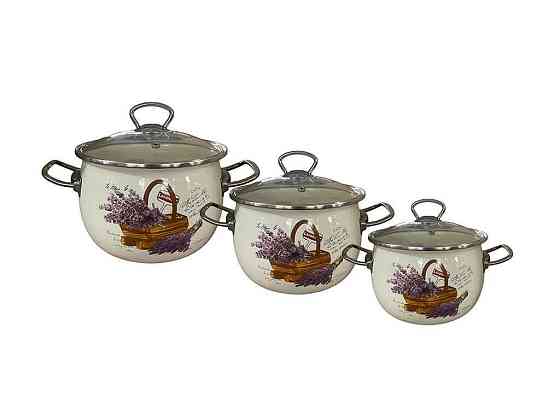 Набор 3 предм. I1600 Корзина лаванды (молочная) Happy Cooking ТМ IDILIA Киев