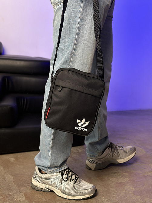 Барстека Adidas, Мужская сумка через плечо Текстильная барсетка на три отделенияMasterSem Киев - изображение 3