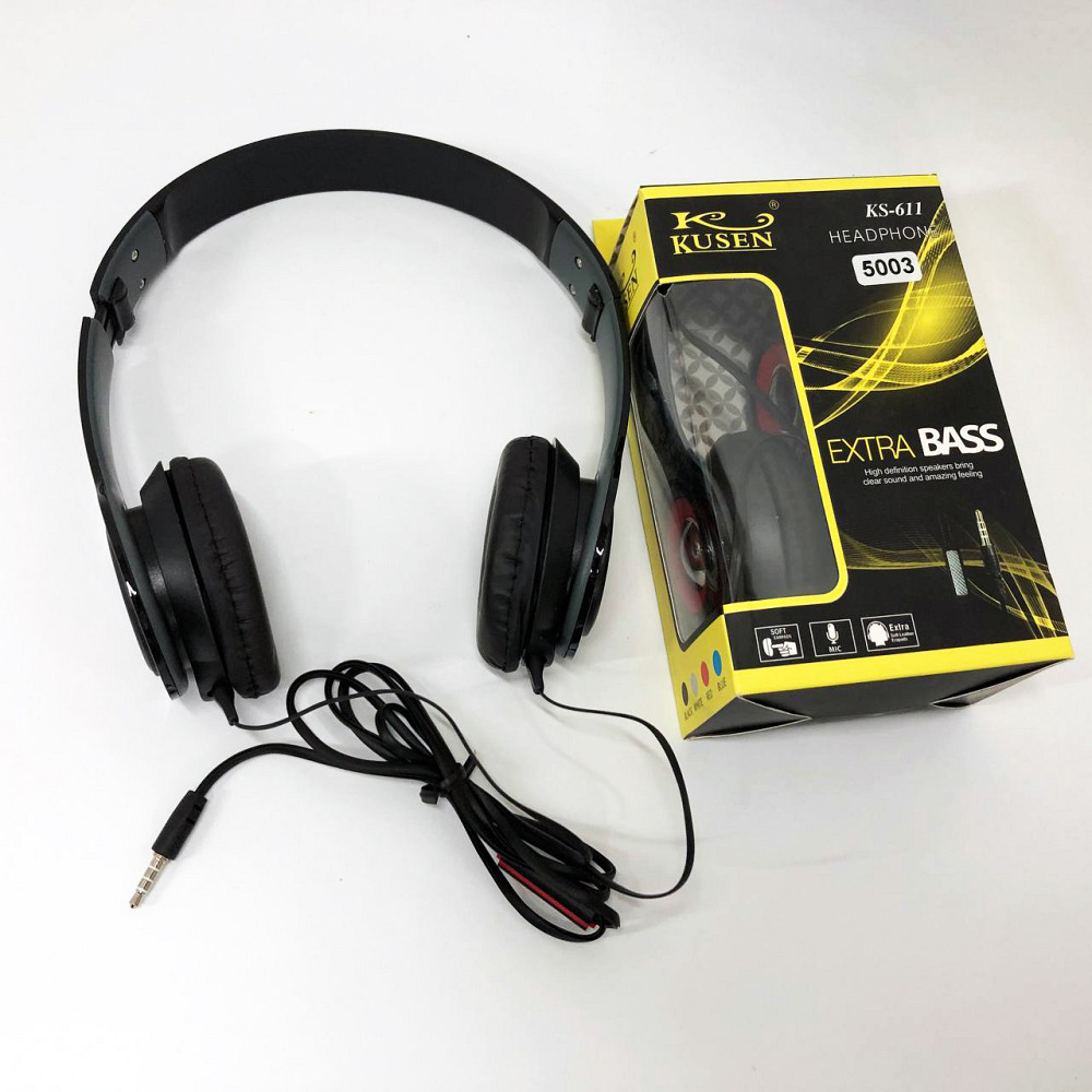 Наушники Kusen KS-611 со встроенным микрофоном NV-21 Львов - изображение 3