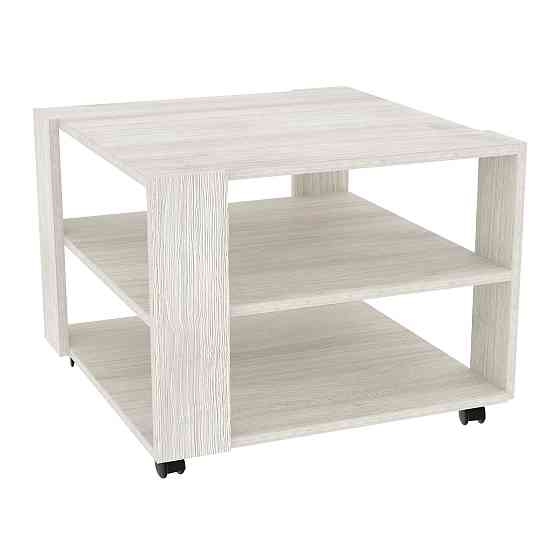 Стол журнальный Квант №4, Дуб Шамоні Світлий, 600/600/450 Львов