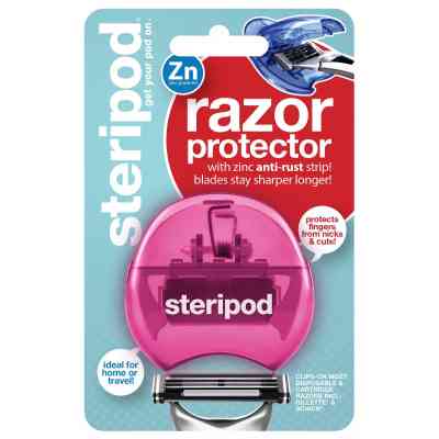 Футляр для бритви Steripod з цинковою антикорозійною смужкою рожевий (754349912226) Вінниця