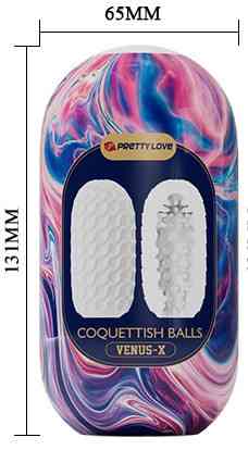 Мастурбатор яйцо Pretty Love - Coquettish balls VENUS-X, BI-014932-2 Sex Aura Киев