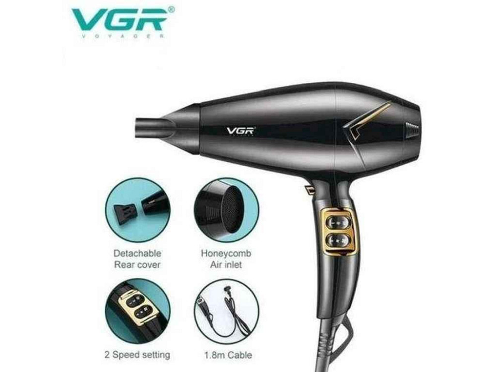 Фен 1800-2200Вт для волос V-423, Professional, Powerful ТМ VGR Киев - изображение 1